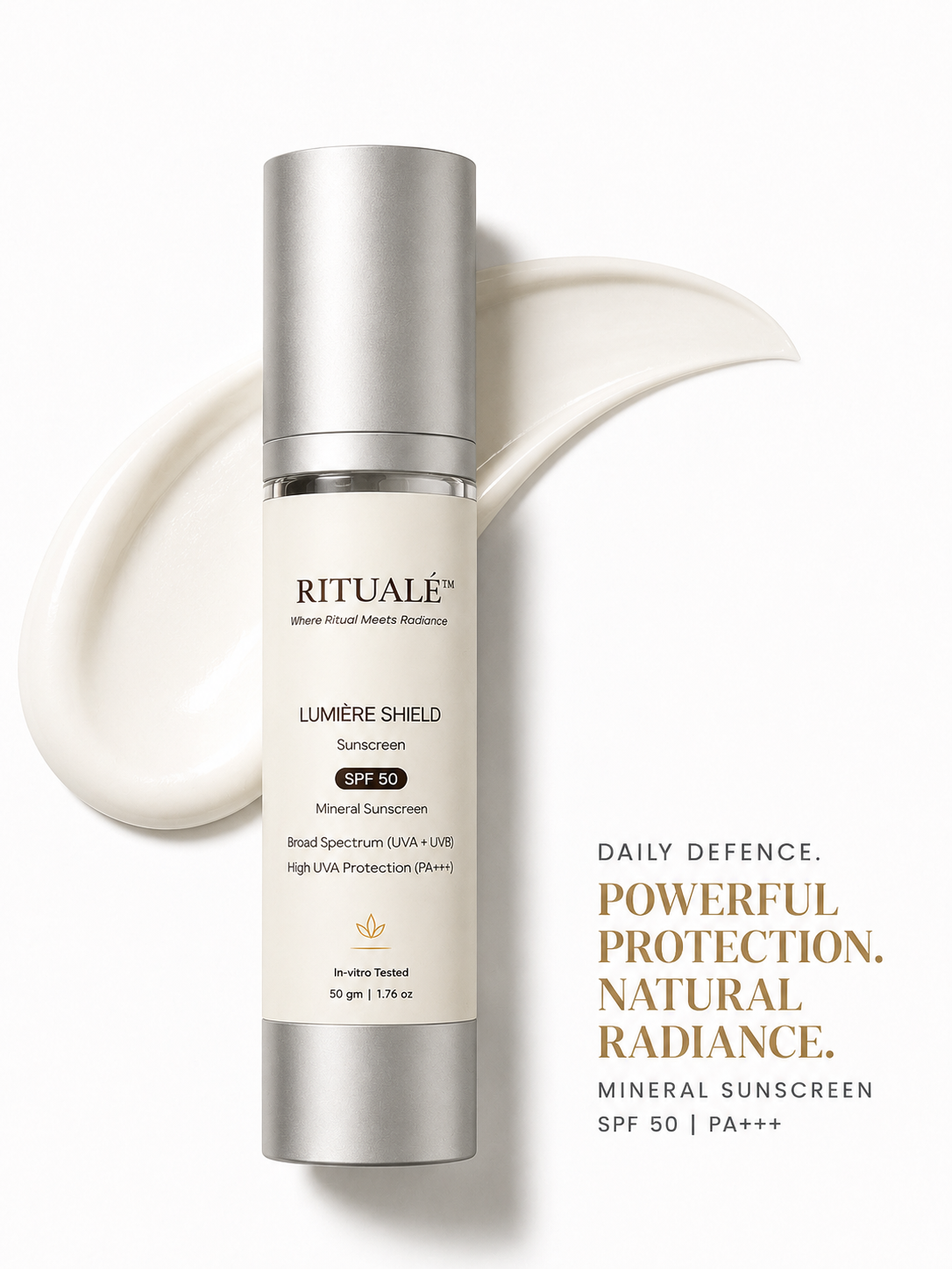 Ritualé Lumière Shield Mineral Sunscreen SPF 50+ PA+++